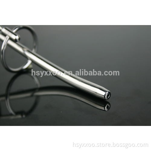 Gift For Male Curved Bent Urethral Penis Plug Glans Ring Bondage Toys